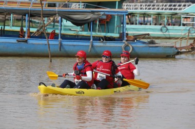 Team 303 / Raid Amazones Cambodge 2024 - J2 Canoe