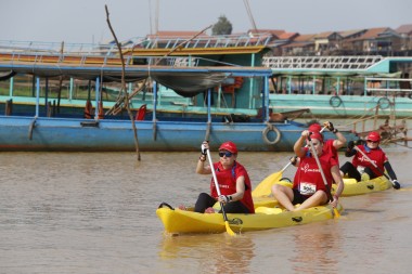 Team 306 / Raid Amazones Cambodge 2024 - J2 Canoe