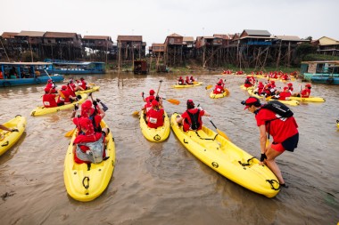 Team 320 / Raid Amazones Cambodge 2024 - J2 Canoe