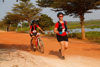 Team 46 / Raid Amazones Cambodge 2024 - J3 Bike and Run