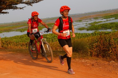 Team 77 / Raid Amazones Cambodge 2024 - J3 Bike and Run