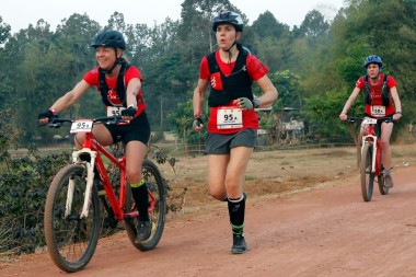 Team 95 / Raid Amazones Cambodge 2024 - J3 Bike and Run