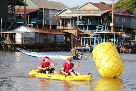 Team 30 / Raid Amazones Cambodge 2024 - J2 Canoe