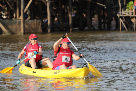 Team 55 / Raid Amazones Cambodge 2024 - J2 Canoe