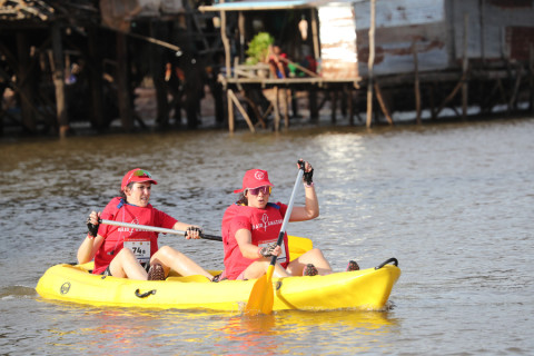 Team 74 / Raid Amazones Cambodge 2024 - J2 Canoe