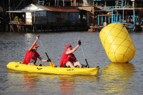 Team 78 / Raid Amazones Cambodge 2024 - J2 Canoe