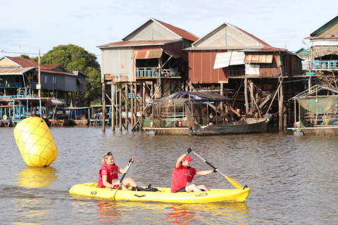 Team 68 / Raid Amazones Cambodge 2024 - J2 Canoe