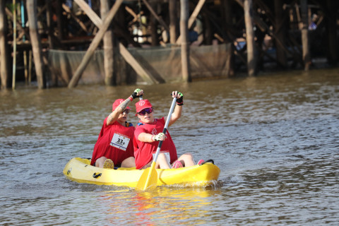 Team 33 / Raid Amazones Cambodge 2024 - J2 Canoe