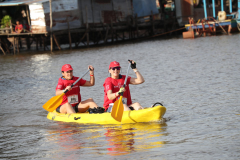 Team 80 / Raid Amazones Cambodge 2024 - J2 Canoe