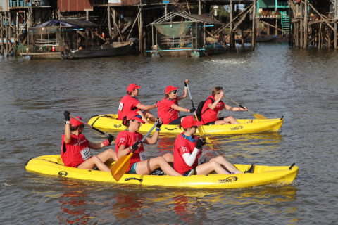 Team 312 / Raid Amazones Cambodge 2024 - J2 Canoe