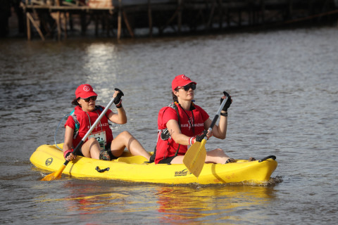 Team 72 / Raid Amazones Cambodge 2024 - J2 Canoe