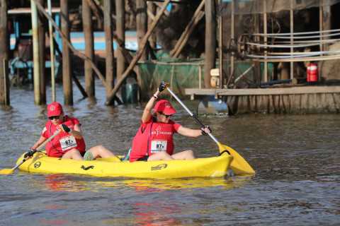 Team 87 / Raid Amazones Cambodge 2024 - J2 Canoe