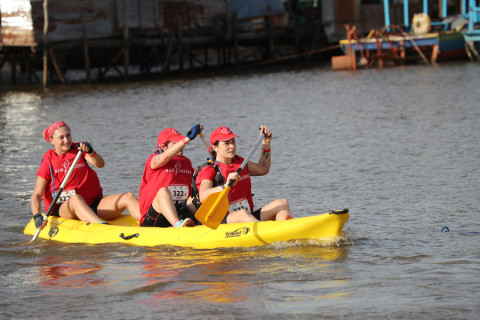 Team 322 / Raid Amazones Cambodge 2024 - J2 Canoe