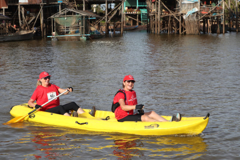 Team 62 / Raid Amazones Cambodge 2024 - J2 Canoe