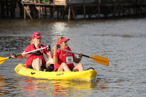 Team 48 / Raid Amazones Cambodge 2024 - J2 Canoe