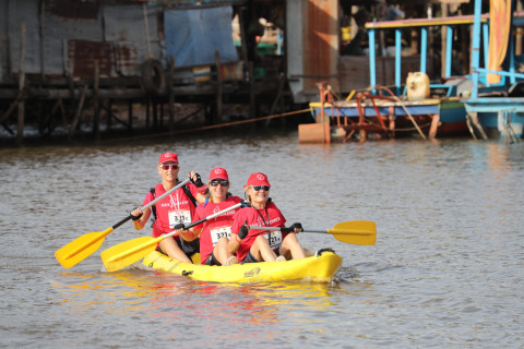 Team 321 / Raid Amazones Cambodge 2024 - J2 Canoe
