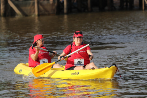 Team 28 / Raid Amazones Cambodge 2024 - J2 Canoe