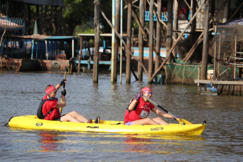 Team 71 / Raid Amazones Cambodge 2024 - J2 Canoe