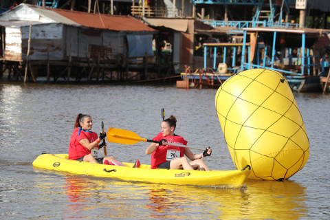 Team 70 / Raid Amazones Cambodge 2024 - J2 Canoe