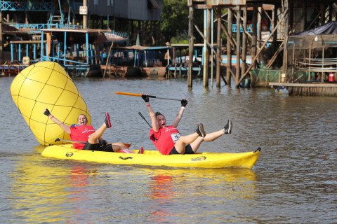 Team 70 / Raid Amazones Cambodge 2024 - J2 Canoe