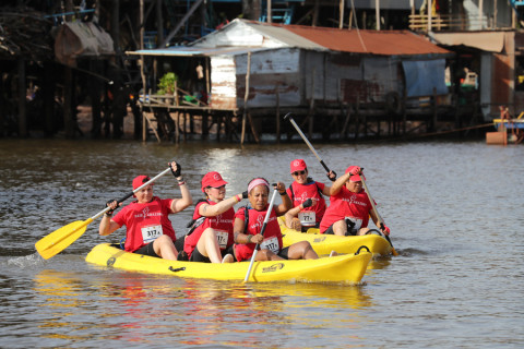 Team 317 / Raid Amazones Cambodge 2024 - J2 Canoe