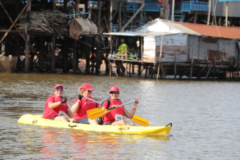 Team 310 / Raid Amazones Cambodge 2024 - J2 Canoe