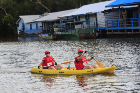 Team 87 / Raid Amazones Cambodge 2024 - J2 Canoe