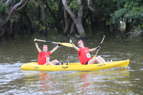 Team 58 / Raid Amazones Cambodge 2024 - J2 Canoe