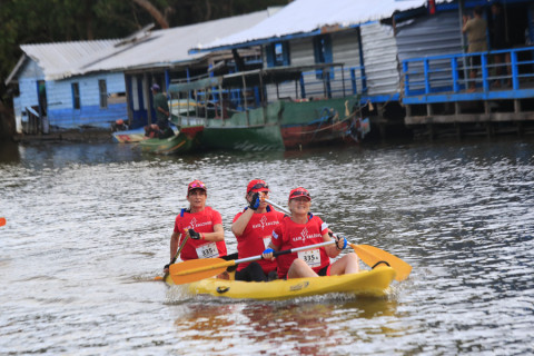 Team 335 / Raid Amazones Cambodge 2024 - J2 Canoe