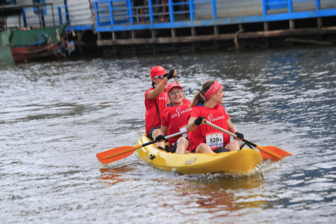 Team 320 / Raid Amazones Cambodge 2024 - J2 Canoe