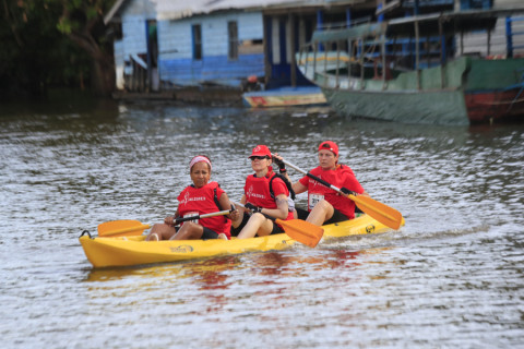 Team 317 / Raid Amazones Cambodge 2024 - J2 Canoe