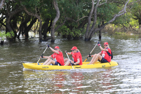 Team 321 / Raid Amazones Cambodge 2024 - J2 Canoe