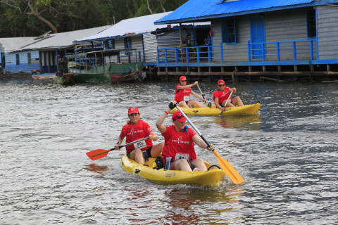 Team 80 / Raid Amazones Cambodge 2024 - J2 Canoe
