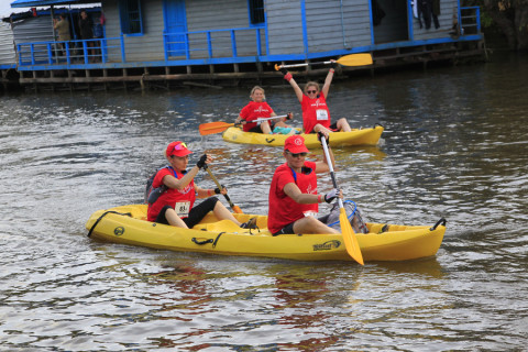 Team 83 / Raid Amazones Cambodge 2024 - J2 Canoe
