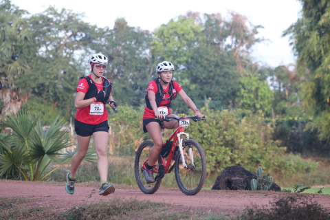 Team 73 / Raid Amazones Cambodge 2024 - J3 Run and Bike
