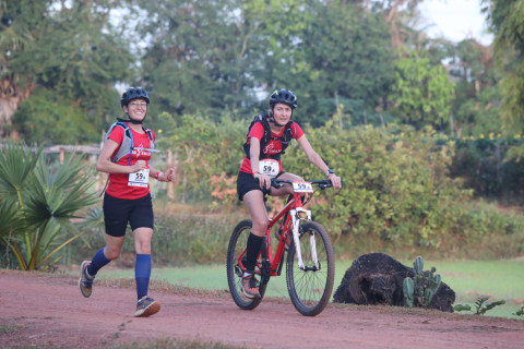 Team 59 / Raid Amazones Cambodge 2024 - J3 Run and Bike