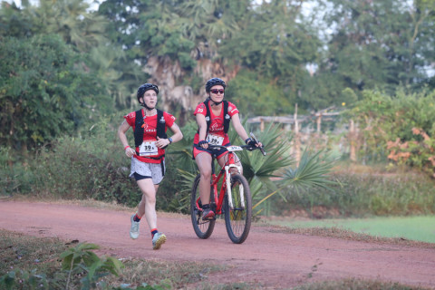 Team 39 / Raid Amazones Cambodge 2024 - J3 Run and Bike
