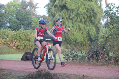 Team 83 / Raid Amazones Cambodge 2024 - J3 Run and Bike