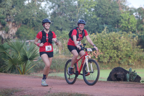 Team 56 / Raid Amazones Cambodge 2024 - J3 Run and Bike