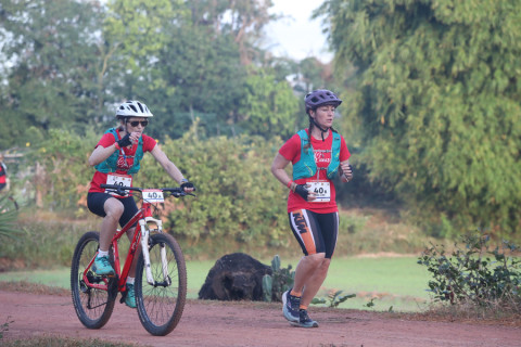 Team 40 / Raid Amazones Cambodge 2024 - J3 Run and Bike