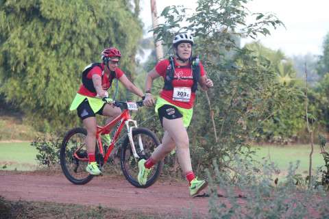 Team 303 / Raid Amazones Cambodge 2024 - J3 Run and Bike
