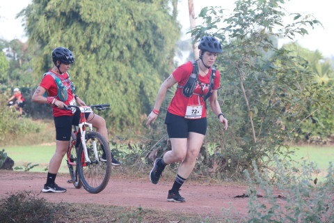Team 72 / Raid Amazones Cambodge 2024 - J3 Run and Bike