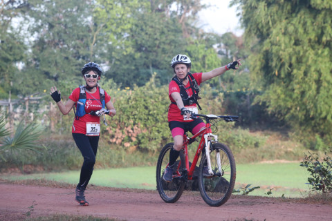 Team 35 / Raid Amazones Cambodge 2024 - J3 Run and Bike