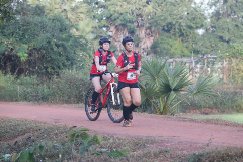 Team 85 / Raid Amazones Cambodge 2024 - J3 Run and Bike