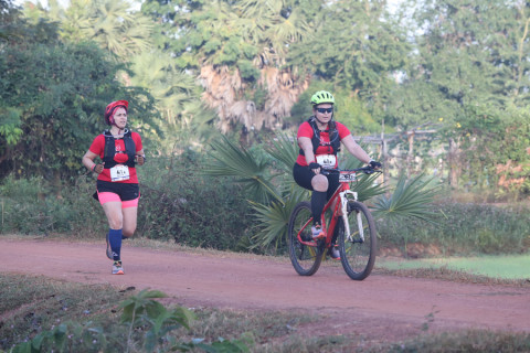 Team 41 / Raid Amazones Cambodge 2024 - J3 Run and Bike