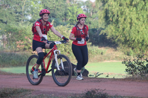 Team 84 / Raid Amazones Cambodge 2024 - J3 Run and Bike
