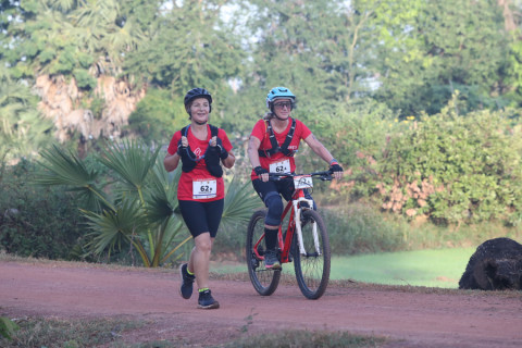 Team 62 / Raid Amazones Cambodge 2024 - J3 Run and Bike