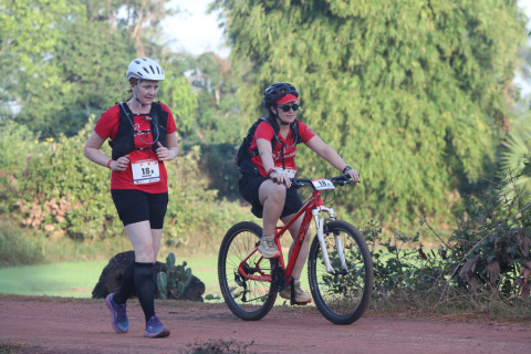 Team 18 / Raid Amazones Cambodge 2024 - J3 Run and Bike