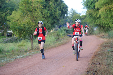 Team 64 / Raid Amazones Cambodge 2024 - J3 Run and Bike