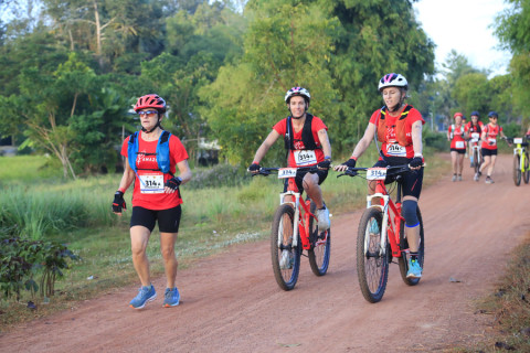 Team 314 / Raid Amazones Cambodge 2024 - J3 Run and Bike